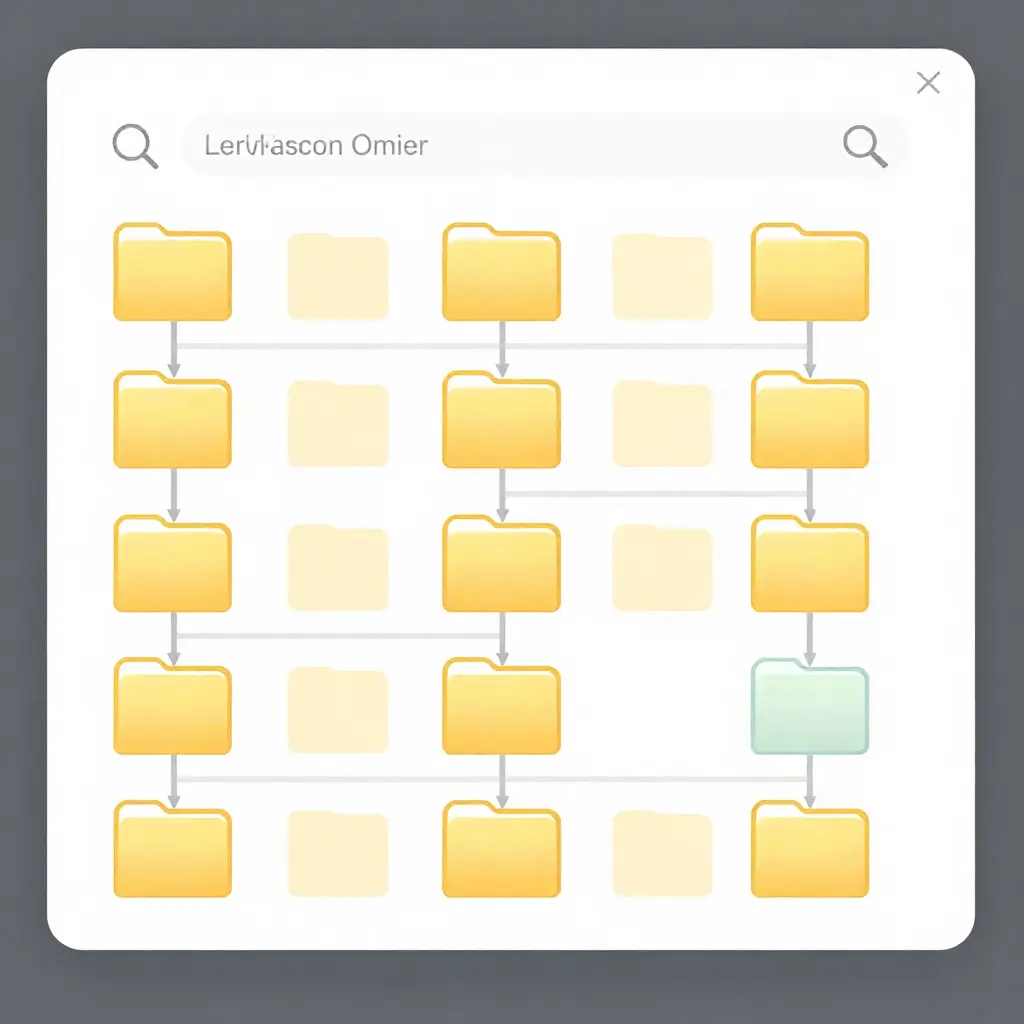 Organized file system interface